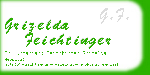 grizelda feichtinger business card